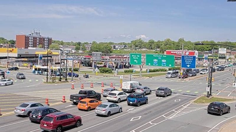 Macdonald Bridge - Halifax bound