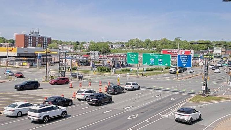 Macdonald Bridge - Halifax bound