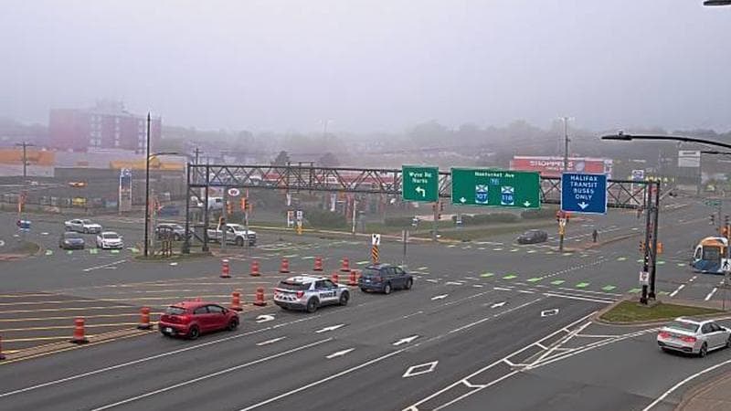 Macdonald Bridge - Halifax bound