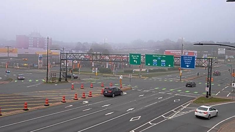 Macdonald Bridge - Halifax bound