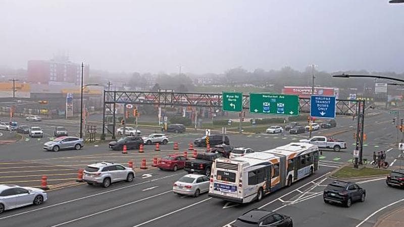 Macdonald Bridge - Halifax bound