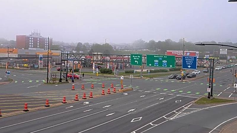 Macdonald Bridge - Halifax bound