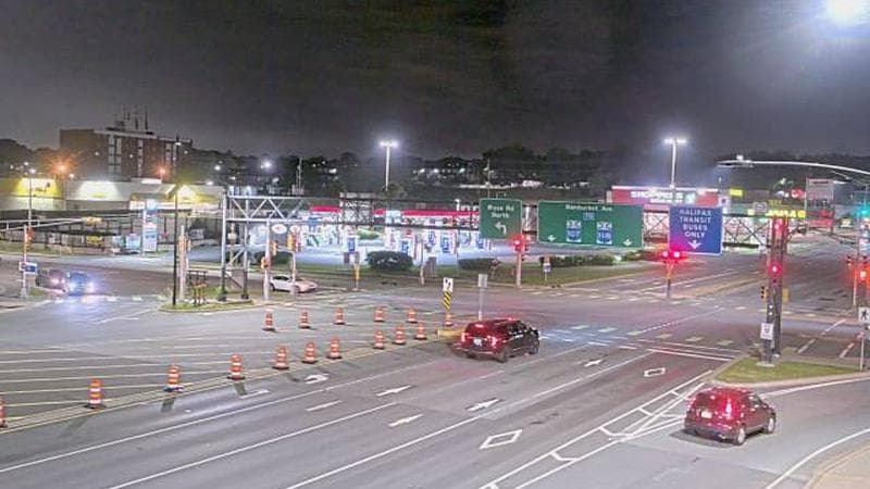 Macdonald Bridge - Halifax bound