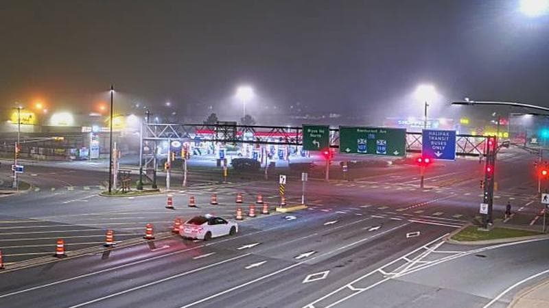 Macdonald Bridge - Halifax bound