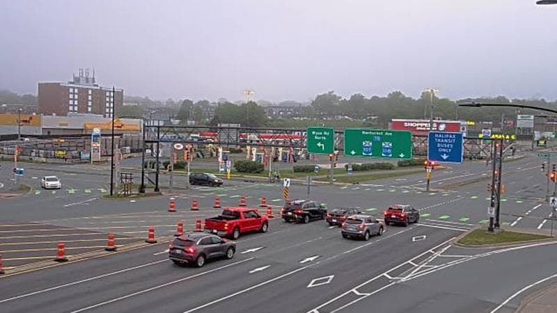 Macdonald Bridge - Halifax bound