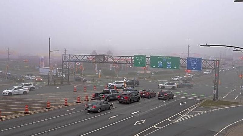 Macdonald Bridge - Halifax bound