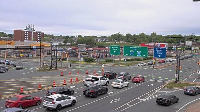 Macdonald Bridge - Halifax bound