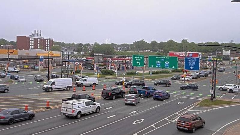 Macdonald Bridge - Halifax bound
