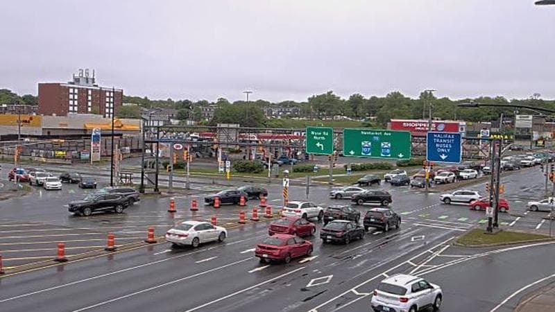 Macdonald Bridge - Halifax bound