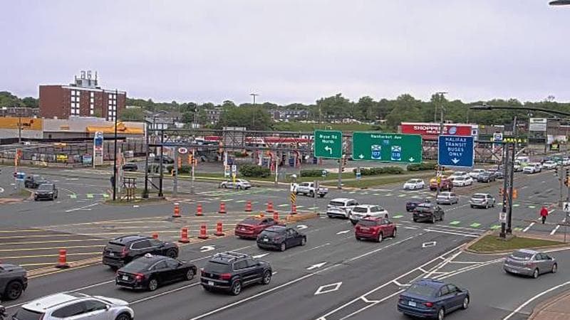 Macdonald Bridge - Halifax bound