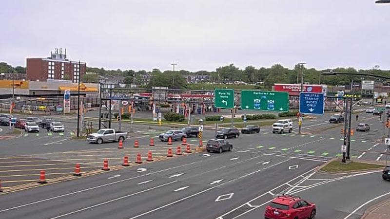 Macdonald Bridge - Halifax bound