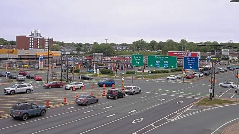 Macdonald Bridge - Halifax bound
