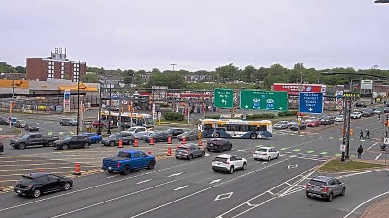 Macdonald Bridge - Halifax bound