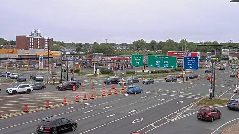 Macdonald Bridge - Halifax bound