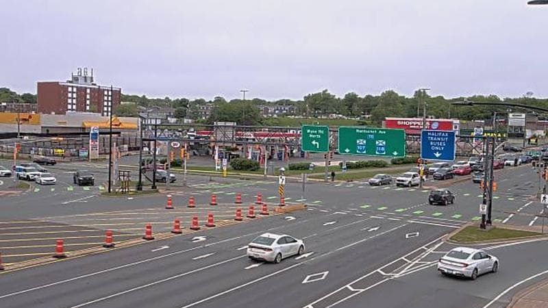 Macdonald Bridge - Halifax bound