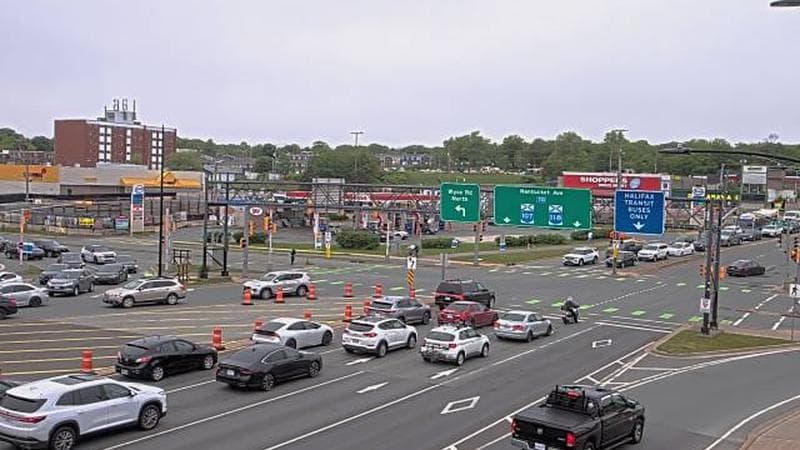 Macdonald Bridge - Halifax bound