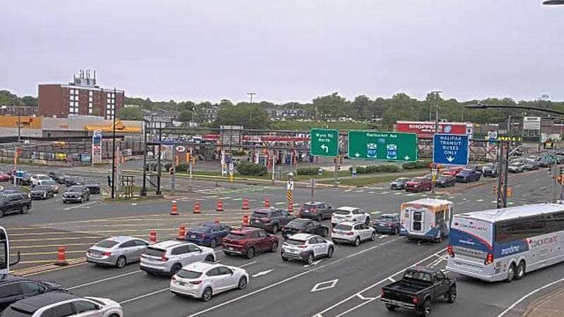 Macdonald Bridge - Halifax bound