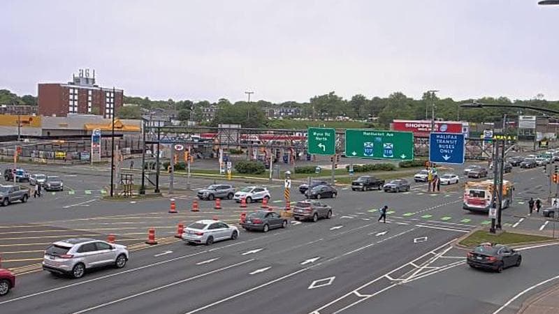 Macdonald Bridge - Halifax bound
