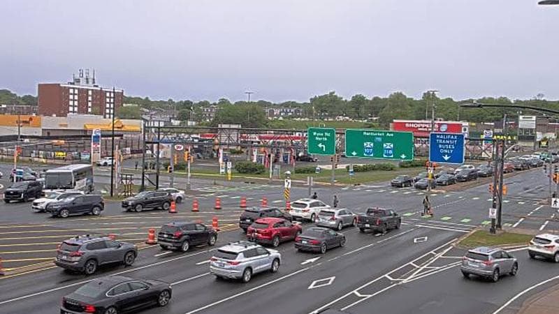 Macdonald Bridge - Halifax bound