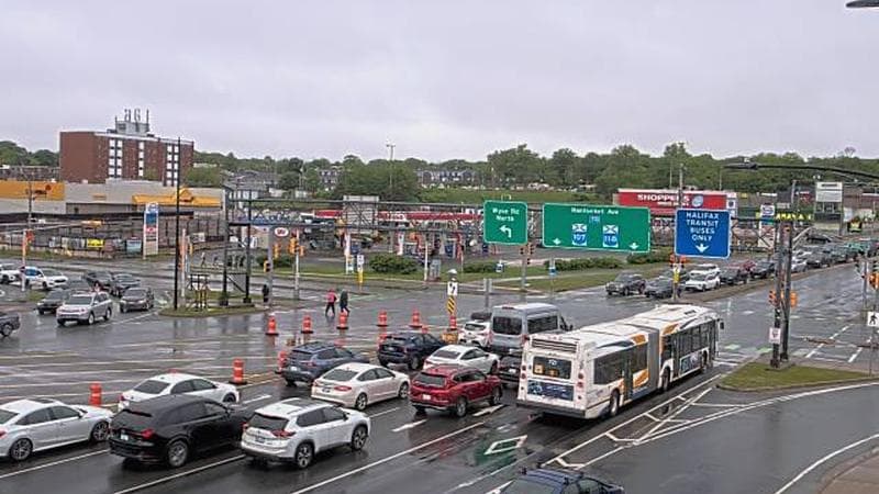 Macdonald Bridge - Halifax bound