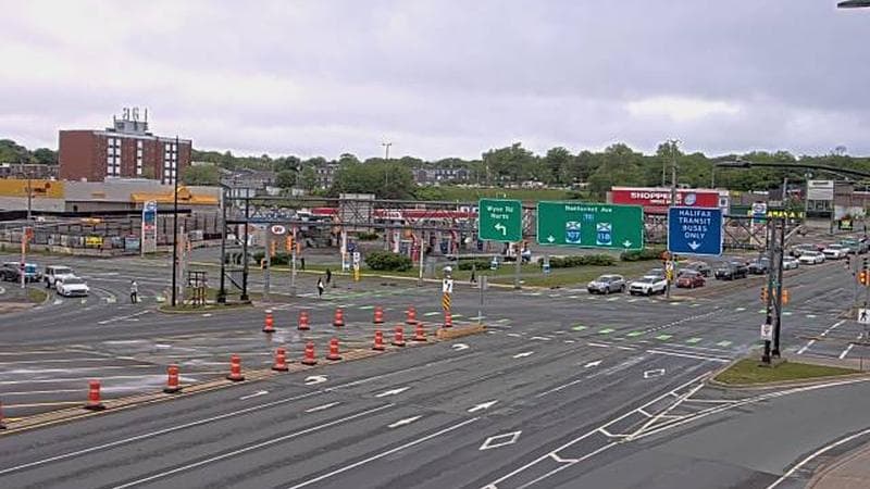 Macdonald Bridge - Halifax bound