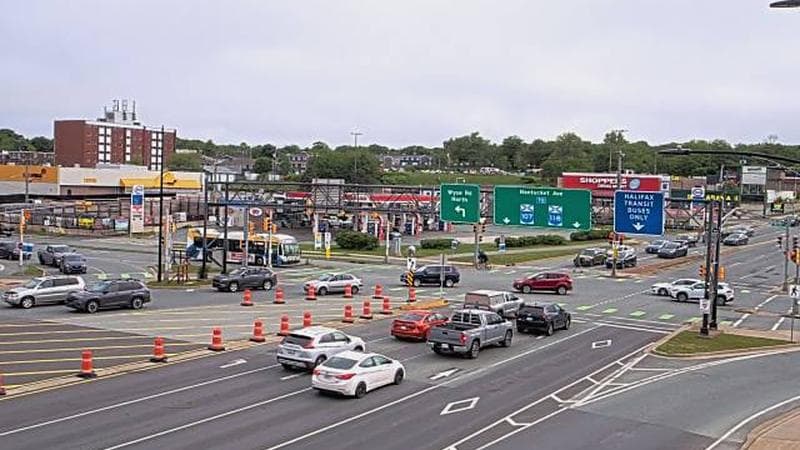 Macdonald Bridge - Halifax bound