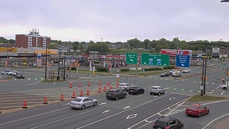 Macdonald Bridge - Halifax bound