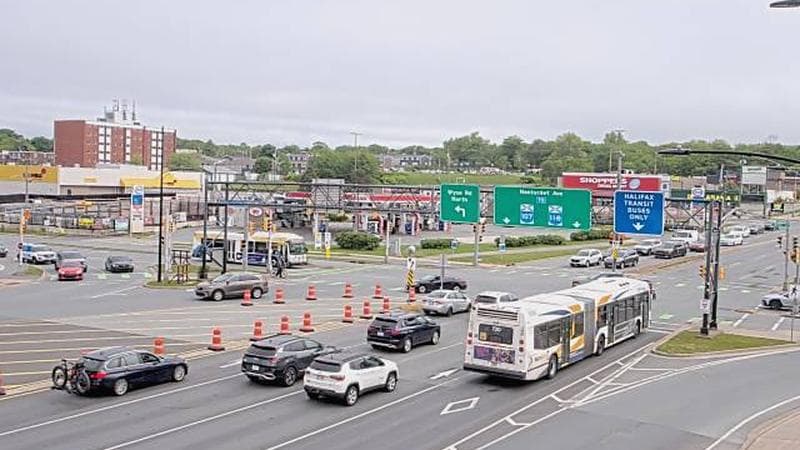 Macdonald Bridge - Halifax bound