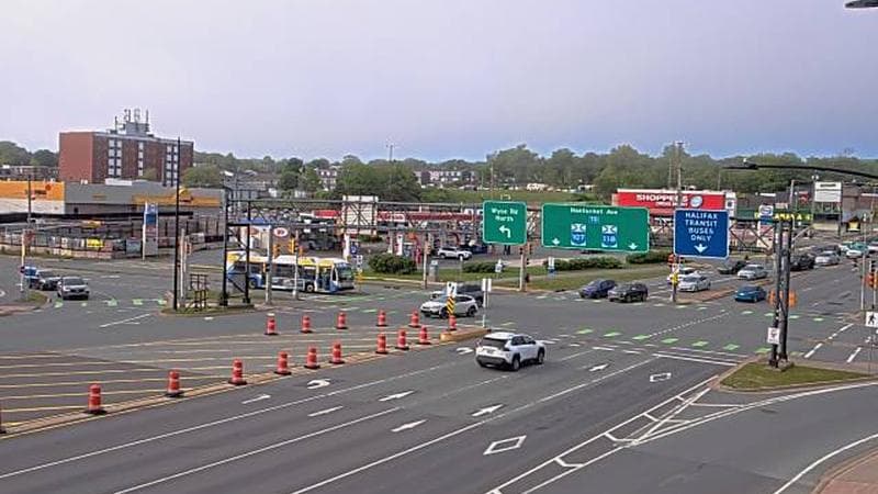 Macdonald Bridge - Halifax bound