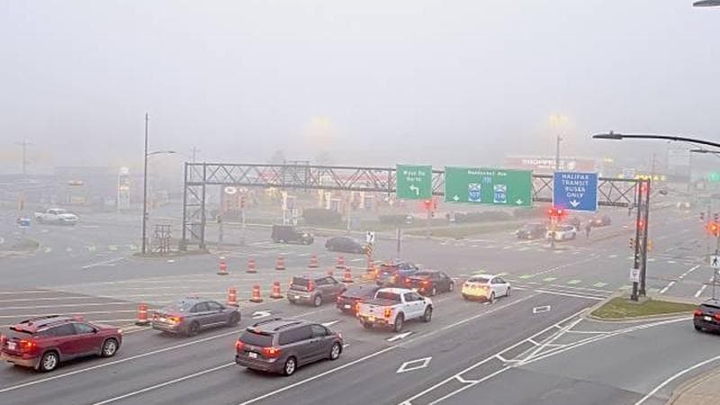 Macdonald Bridge - Halifax bound