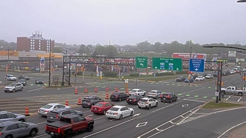 Macdonald Bridge - Halifax bound