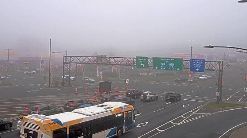 Macdonald Bridge - Halifax bound