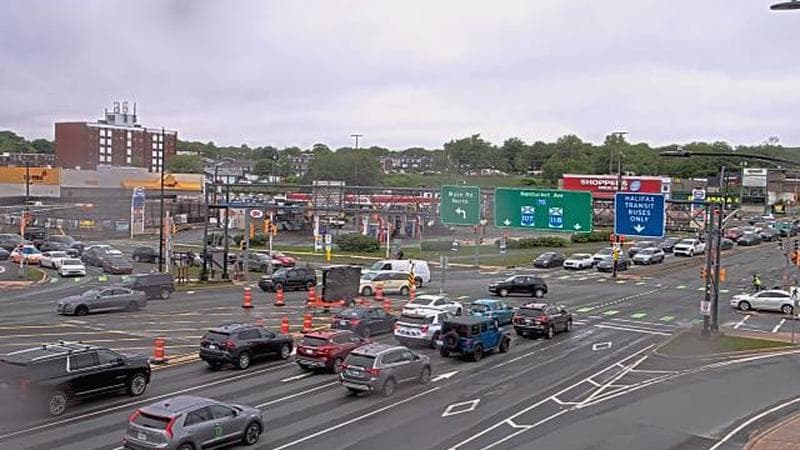 Macdonald Bridge - Halifax bound