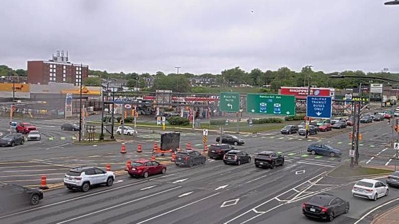 Macdonald Bridge - Halifax bound