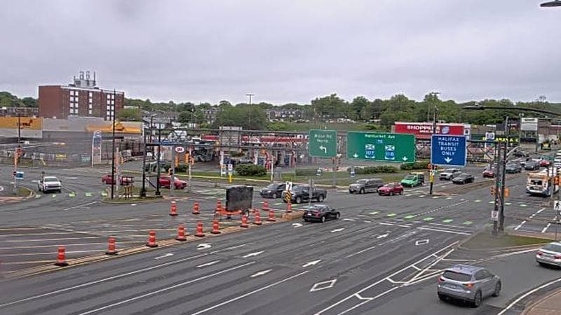 Macdonald Bridge - Halifax bound