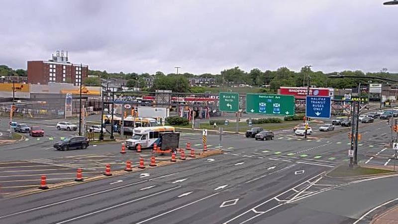 Macdonald Bridge - Halifax bound