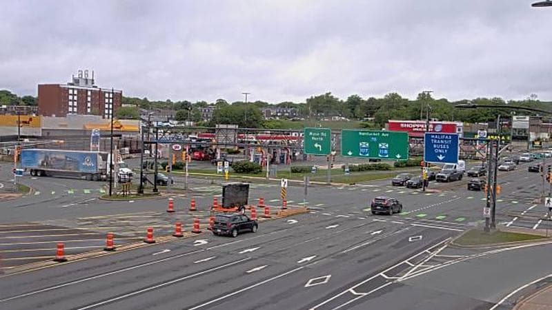 Macdonald Bridge - Halifax bound