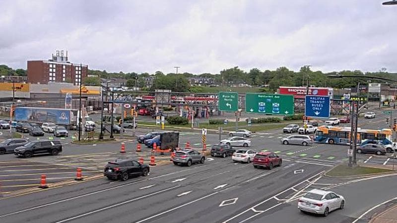 Macdonald Bridge - Halifax bound