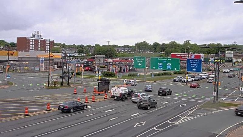 Macdonald Bridge - Halifax bound
