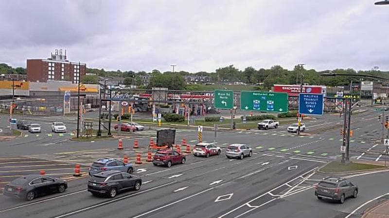 Macdonald Bridge - Halifax bound