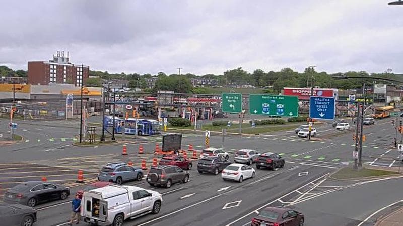 Macdonald Bridge - Halifax bound