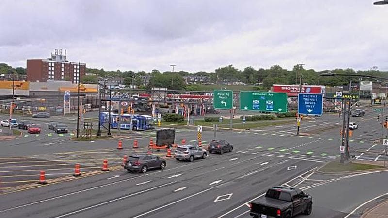 Macdonald Bridge - Halifax bound