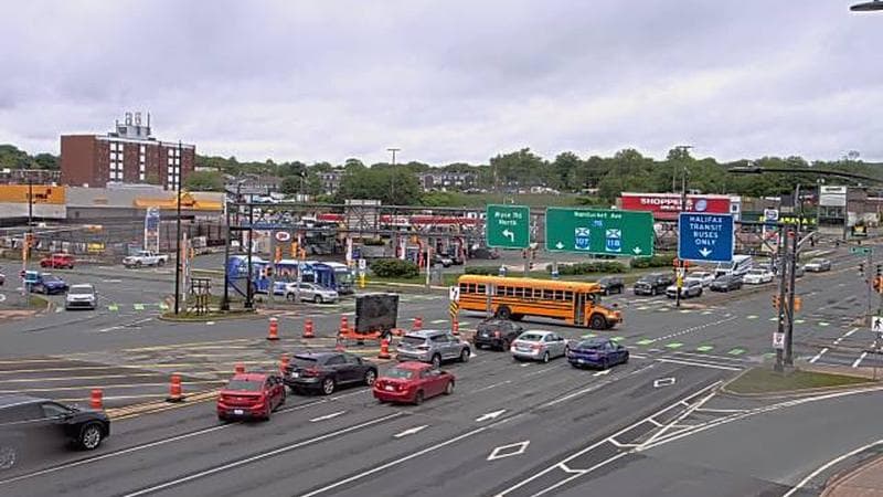 Macdonald Bridge - Halifax bound