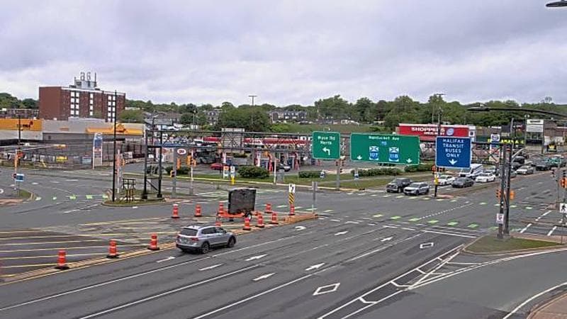 Macdonald Bridge - Halifax bound