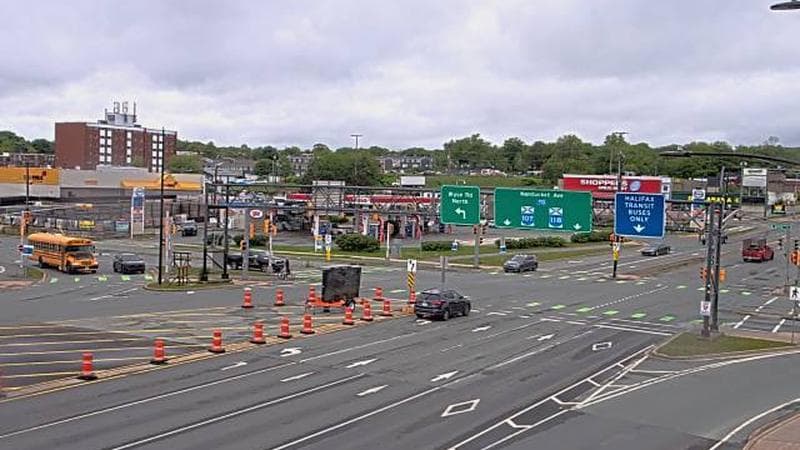 Macdonald Bridge - Halifax bound