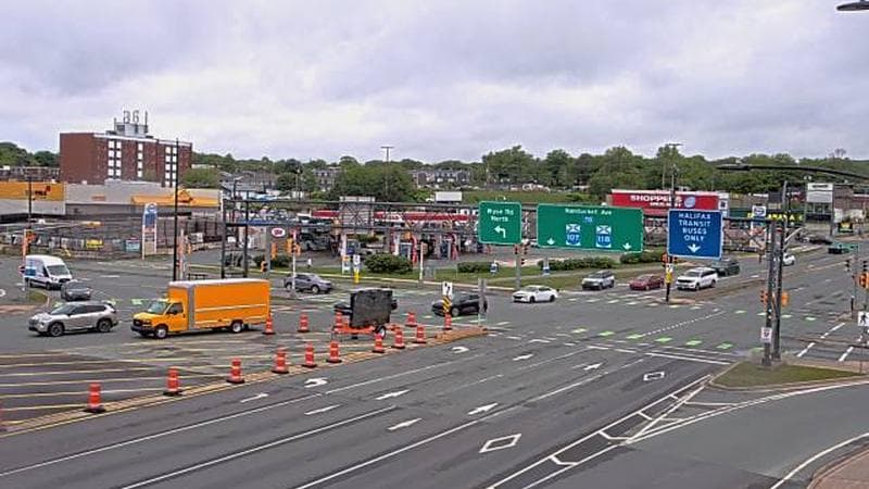 Macdonald Bridge - Halifax bound