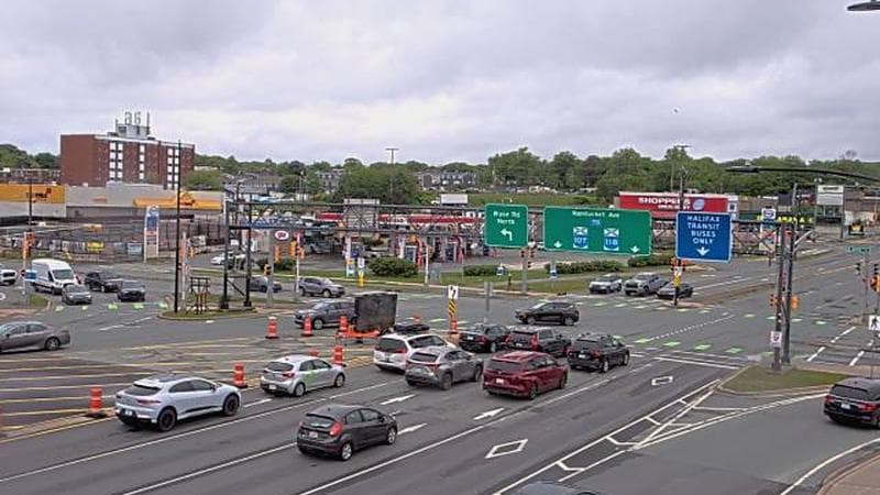 Macdonald Bridge - Halifax bound