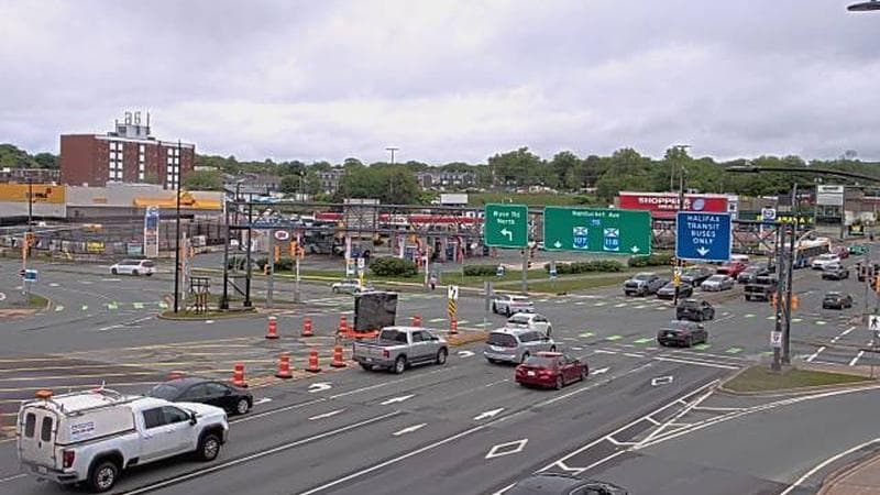 Macdonald Bridge - Halifax bound