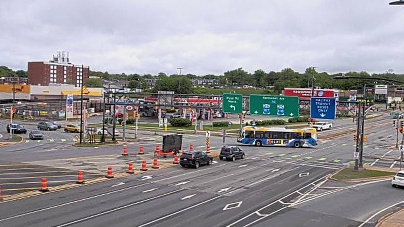 Macdonald Bridge - Halifax bound