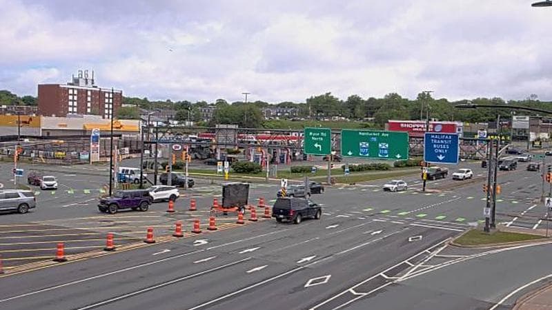 Macdonald Bridge - Halifax bound